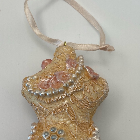 Two Victorian Style Dress Form Ornaments Vintage - Picture 11 of 13